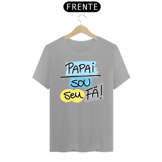 Nome do produto Camiseta masculina básica - dia dos pais - papai sou seu fã