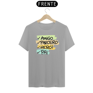 Nome do produto Camiseta masculina básica - dia dos pais - amigo, parceiro