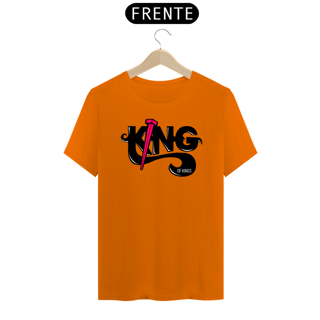 Nome do produto Camiseta masculina básica - King - arte preta