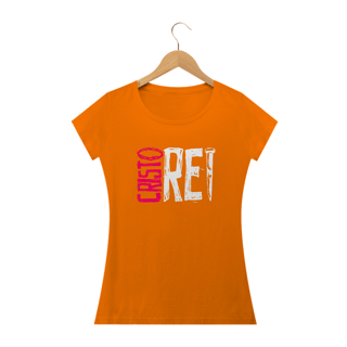 Nome do produto Camiseta feminina básica - Cristo Rei