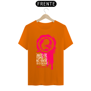 Nome do produto Camiseta masculina básica - Antes de formá-lo - arte vermelha e branca