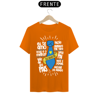 Nome do produto Camiseta masculina básica - dia dos pais - feliz dia dos pais - arte letras brancas