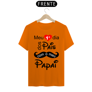 Nome do produto Camiseta masculina básica - dia dos pais - meu primeiro dia dos pais 