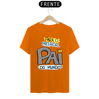 Nome do produto Camiseta masculina básica - dia dos pais - para o melhor pai do mundo