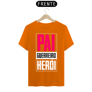 Nome do produto Camiseta masculina básica - dia dos pais - Pai-guerreiro-herói