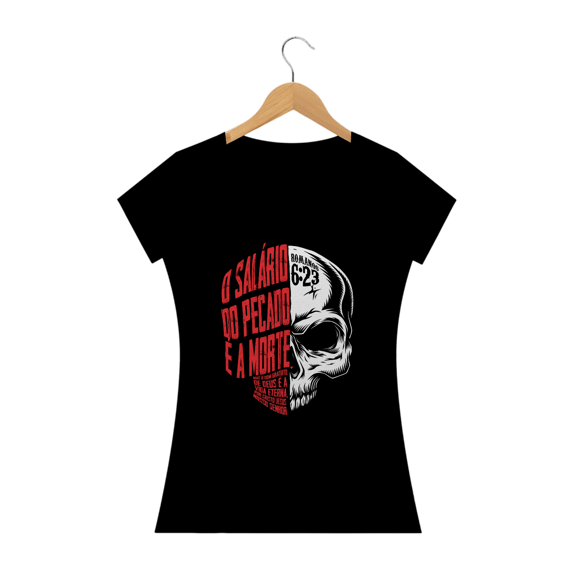 Camiseta Bl - Caveira - Rm6:23