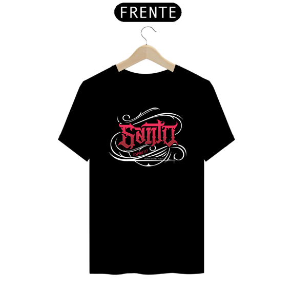 Camiseta masculina básica - Santo - arte vermelha