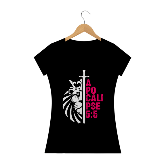 Camiseta feminina básica - Apocalipse 5:5