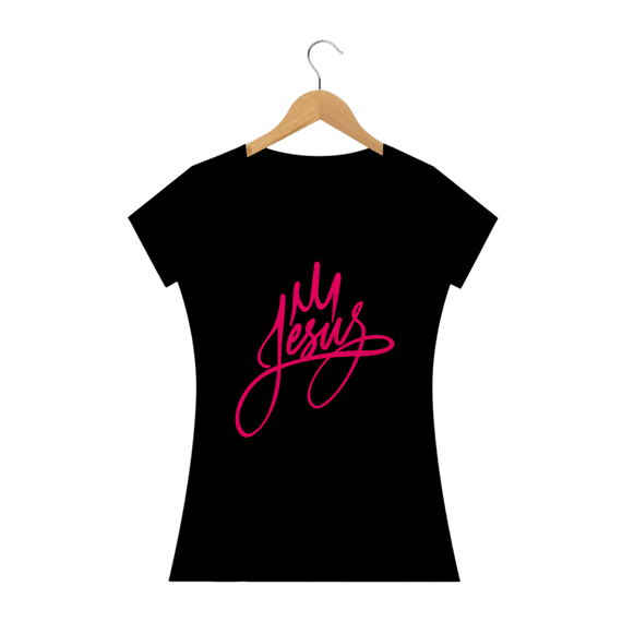 Camiseta feminina básica - Jesus