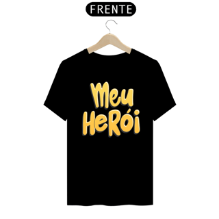 Camiseta masculina básica - dia dos pais - meu herói