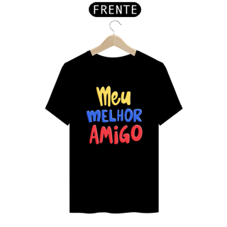 Nome do produto Camiseta masculina básica - dia dos pais - meu melhor amigo - arte colorida