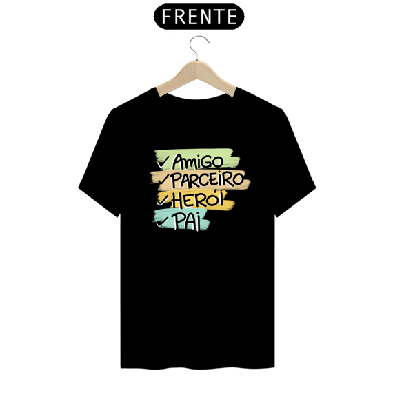 Camiseta masculina básica - dia dos pais - amigo, parceiro