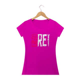 Nome do produto Camiseta feminina básica - Cristo Rei