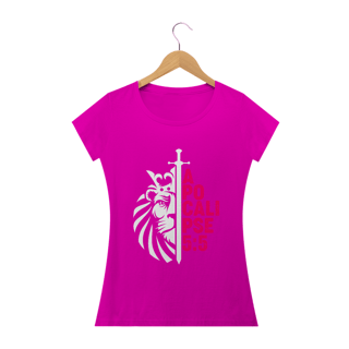 Nome do produto Camiseta feminina básica - Apocalipse 5:5