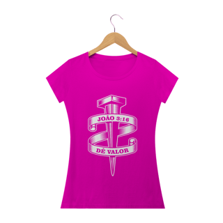 Nome do produto Camiseta feminina básica - João 3:16