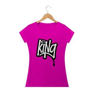 Nome do produto Camiseta feminina básica - King
