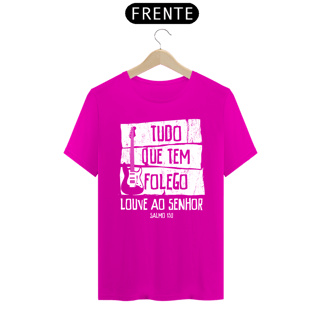 Nome do produto Camiseta masculina básica - Tudo que tem folego