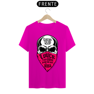 Nome do produto Camiseta masculina básica - Lucas 12:20
