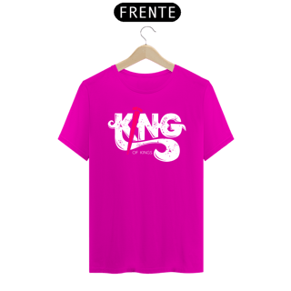 Nome do produto Camiseta masculina básica - King - arte branca