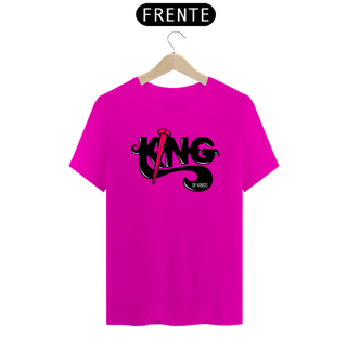 Nome do produto Camiseta masculina básica - King - arte preta