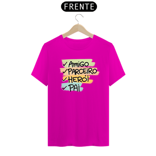 Nome do produto Camiseta masculina básica - dia dos pais - amigo, parceiro