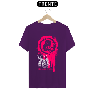 Nome do produto Camiseta masculina básica - Antes de formá-lo - arte vermelha e branca
