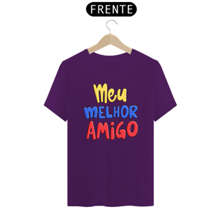 Nome do produto Camiseta masculina básica - dia dos pais - meu melhor amigo - arte colorida