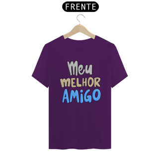 Nome do produto Camiseta masculina básica - dia dos pais - meu melhor amigo - arte colorida