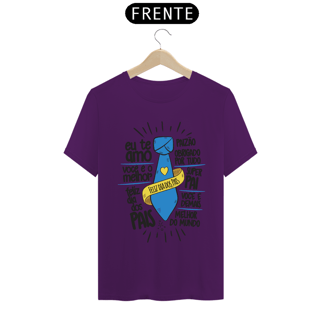 Nome do produto Camiseta masculina básica - dia dos pais - feliz dia dos pais - arte letra preta