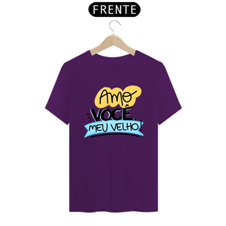 Nome do produto Camiseta masculina básica - dia dos pais - amo você meu velho