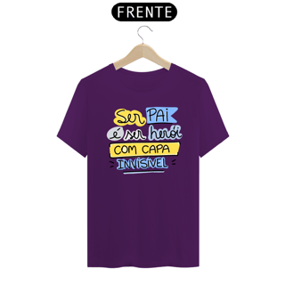 Nome do produto Camiseta masculina básica - dia dos pais - ser pai é ser herói