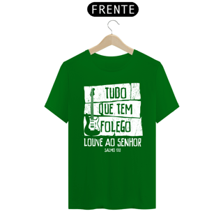 Nome do produto Camiseta masculina básica - Tudo que tem folego