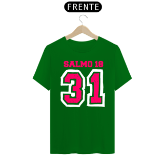 Nome do produto Camiseta masculina básica - Salmo 18:31