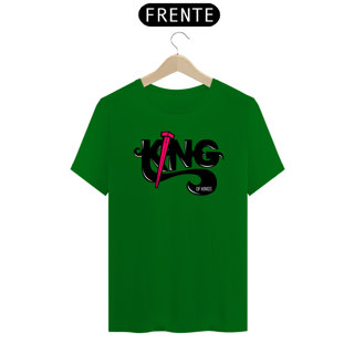 Nome do produto Camiseta masculina básica - King - arte preta