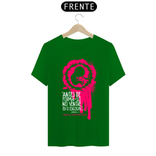 Nome do produto Camiseta masculina básica - Antes de formá-lo - arte vermelha e branca