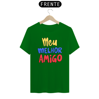 Nome do produto Camiseta masculina básica - dia dos pais - meu melhor amigo - arte colorida