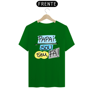 Nome do produto Camiseta masculina básica - dia dos pais - papai sou seu fã
