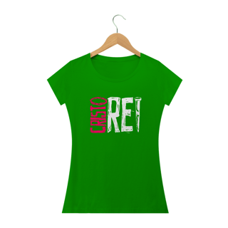 Nome do produto Camiseta feminina básica - Cristo Rei