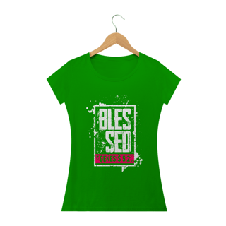 Nome do produto Camiseta feminina básica - Blessed