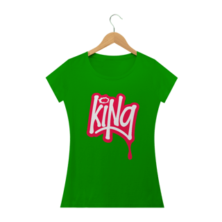 Nome do produto Camiseta feminina básica - King
