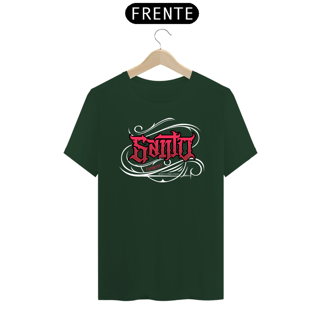 Nome do produto Camiseta masculina básica - Santo - arte vermelha