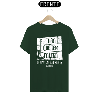 Nome do produto Camiseta masculina básica - Tudo que tem folego