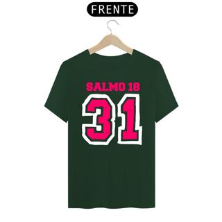 Nome do produto Camiseta masculina básica - Salmo 18:31