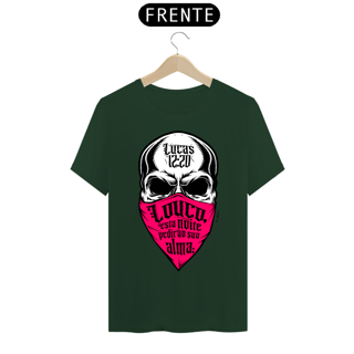 Nome do produto Camiseta masculina básica - Lucas 12:20