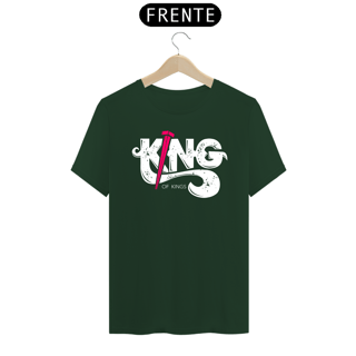 Nome do produto Camiseta masculina básica - King - arte branca