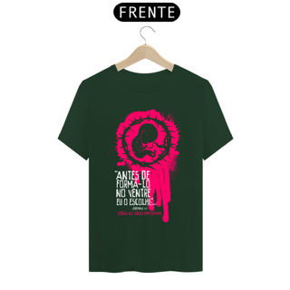 Nome do produto Camiseta masculina básica - Antes de formá-lo - arte vermelha e branca