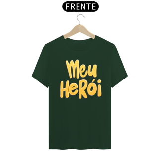 Nome do produto Camiseta masculina básica - dia dos pais - meu herói