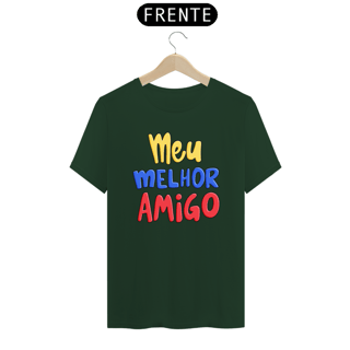 Nome do produto Camiseta masculina básica - dia dos pais - meu melhor amigo - arte colorida