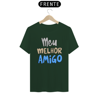 Nome do produto Camiseta masculina básica - dia dos pais - meu melhor amigo - arte colorida