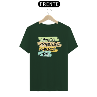 Nome do produto Camiseta masculina básica - dia dos pais - amigo, parceiro